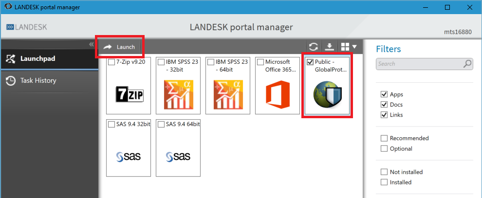 LANDesk Portal